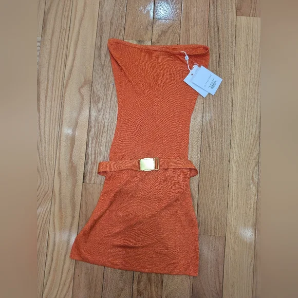 S2. NWT ASTA RESORT GISELE MINI DRESS IN SUNSET - coffeafoods.com
